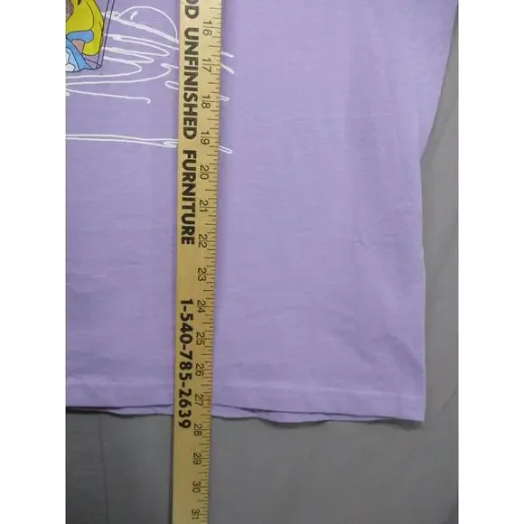 Disney Purple Quirky Pop Culture Graphic Tee T-Shirt Unisex Women Size‎ XL - Picture 5 of 7
